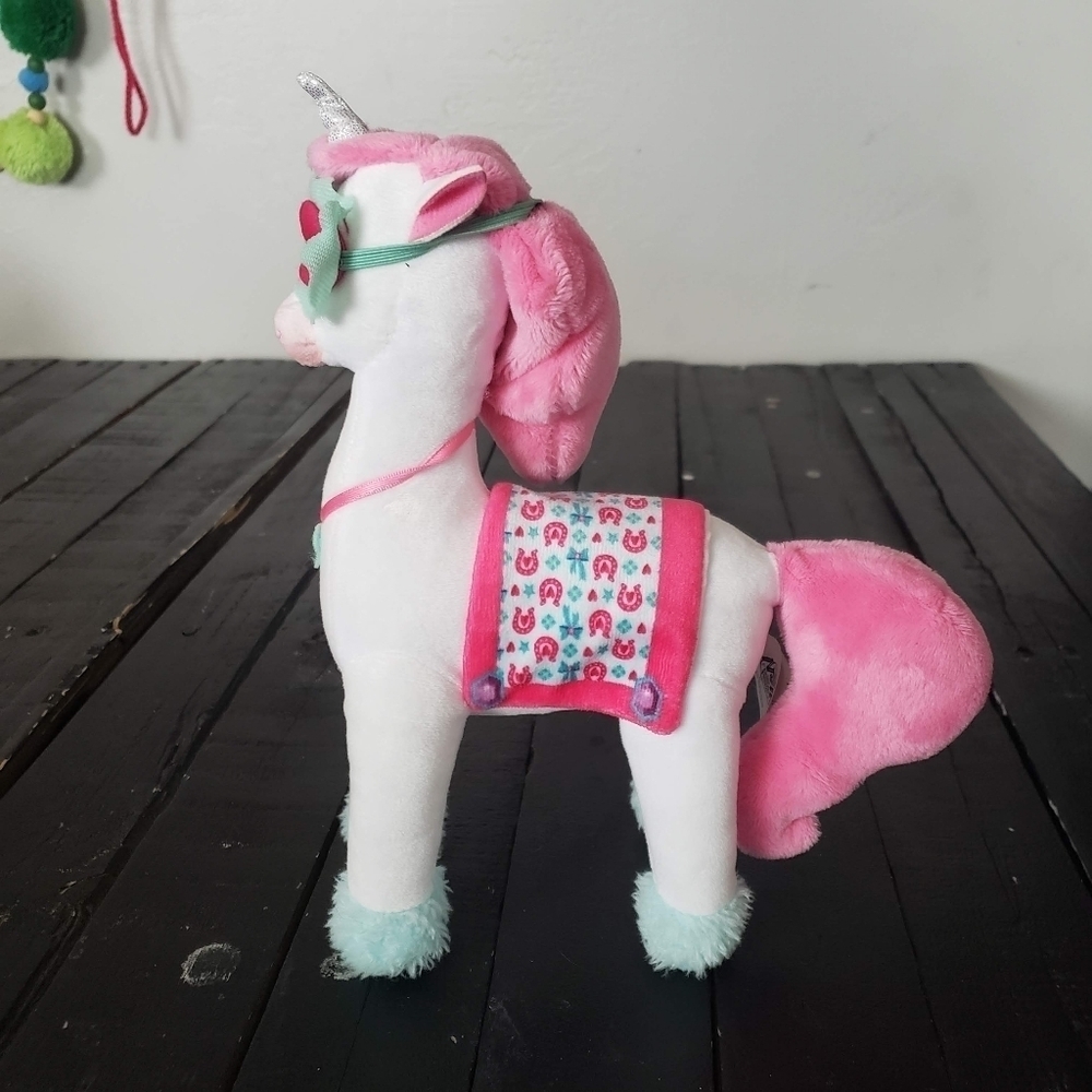 Nickelodeon Nella The Princess Knight White & Pink Unicorn Stuffed Plush Toy
